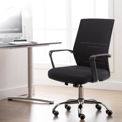 Brio布立歐扶手半網可調式電腦椅-兩色可選16