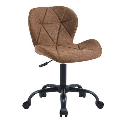 Belmore貝爾莫爾菱格紋布面簡約黑腳電腦椅-三色可選12