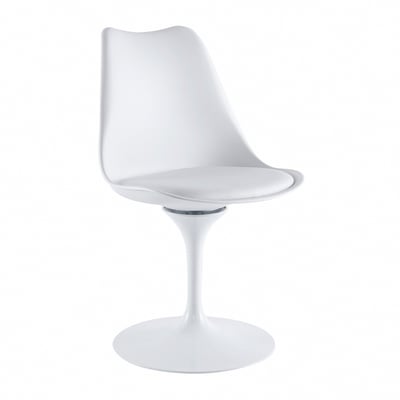 Statue斯特圖雕塑造型金屬旋轉白柱椅-五色可選2