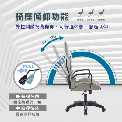 ArcticWolf Loptr智神賽車型休閒電競椅-兩色可選11
