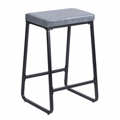Daryl戴瑞爾復古PU黑腳吧檯椅-坐高73cm-三色可選3