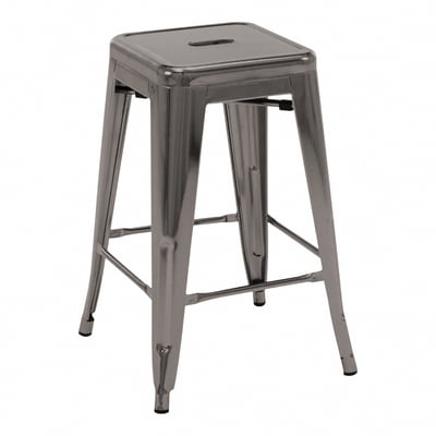 約克工業風可堆疊金屬吧檯椅-座高66cm-四色可選3