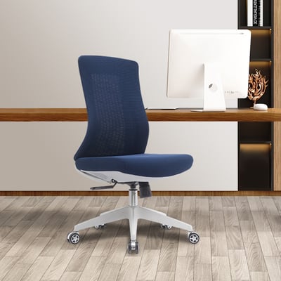 Vortex 1.0 旋流白框中背半網人體工學電腦椅-三色可選17