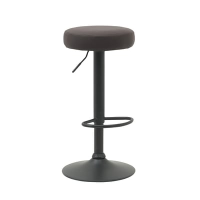 Colton克爾頓PU面黑腳可調式圓凳吧檯椅-三色可選3