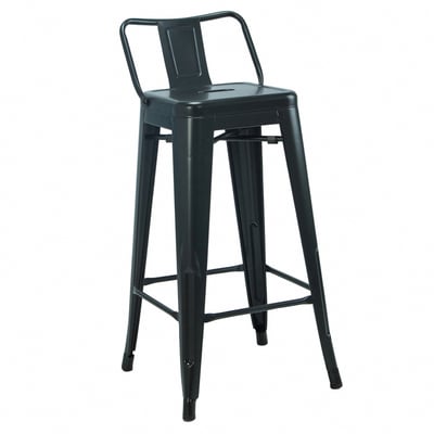 Myth密斯工業風金屬低背吧檯椅-座高66cm-四色可選13