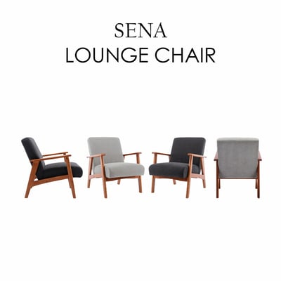 Sena賽娜布面厚感實木腳休閒椅-兩色可選3