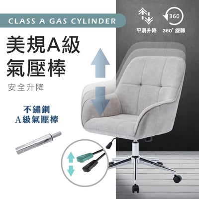 Eve伊芙高級布面電腦椅-灰色12