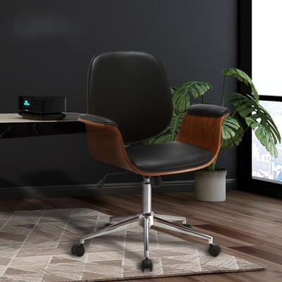 Idalia伊達利亞中低背曲木扶手電腦椅-兩色可選8