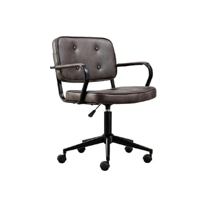 Itzel伊澤爾復古工業風拉扣扶手電腦椅-兩色可選17