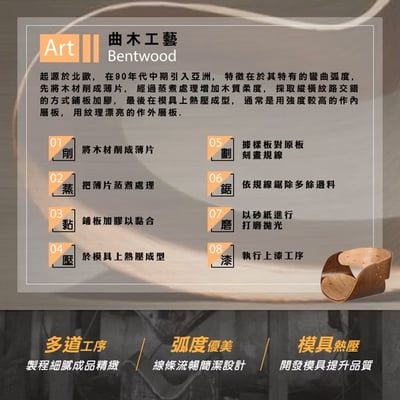 Max麥克斯PU曲木升降黑腳吧檯椅-兩色可選14