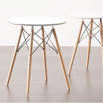 Cacey卡希圓形餐桌-60cm-白色11