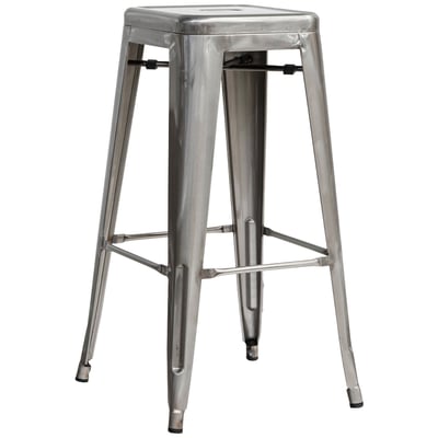 Yanni亞尼工業風可堆疊金屬吧檯椅-高76cm-四色可選1