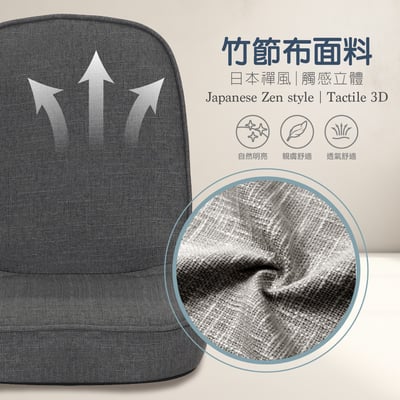 Maru小丸日規布面椅背5段KOYO和室椅-兩色可選6