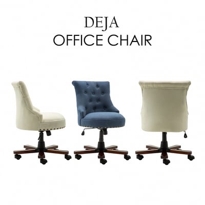 Deja德雅拉扣鉚釘古典電腦椅-兩色可選11