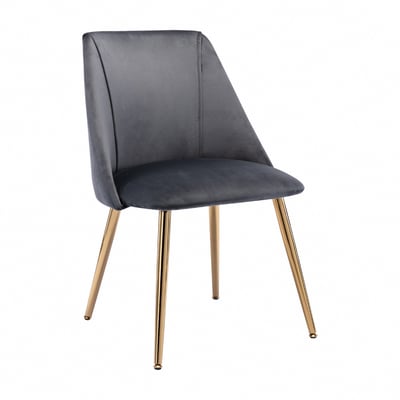 Amy艾米絨布直紋休閒餐椅-三色可選3