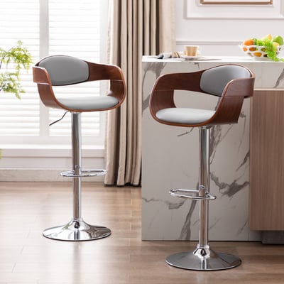 Zona若娜曲木扶手吧檯椅-兩色可選20