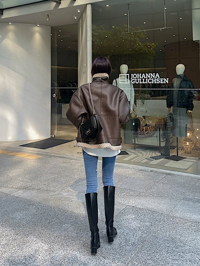 韓國高單羊羔毛皮夾克3