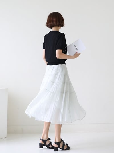 韓國星星菱格針織衫3