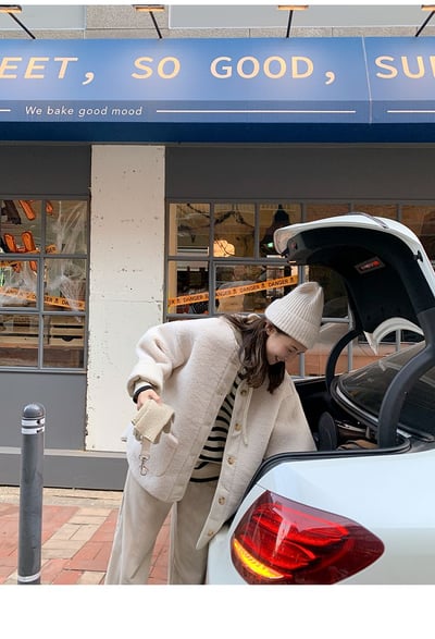 韓國羊羔毛外套3