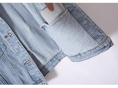 網紅百搭毛邊牛仔背心4