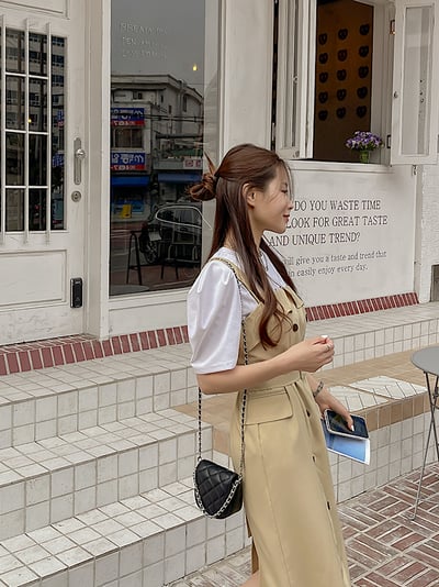 韓國歐膩公主袖短T恤6