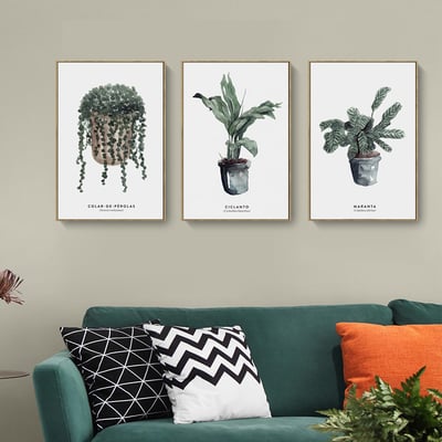 現代簡約北歐清新綠色植物 系列 10款7