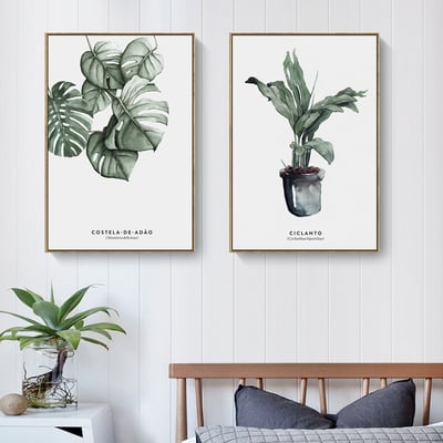 現代簡約北歐清新綠色植物 系列 10款5