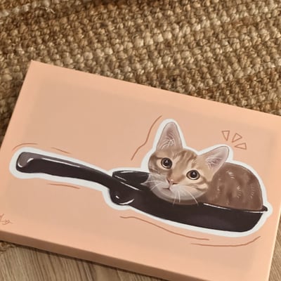 漫德原創-寵物系列｜鍋子橘貓貓 台灣在地繪師5