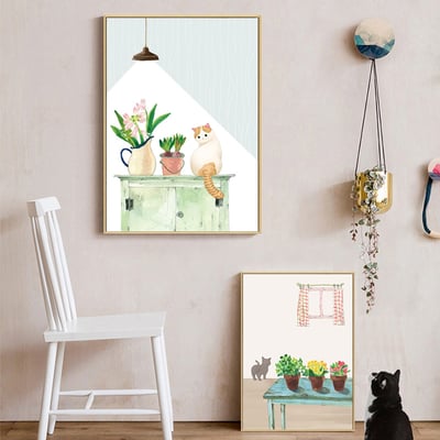 猫咪猫趣小清新 手繪風格  四款5