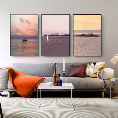 北歐地中海風海景現代簡約風景 系列 17款3