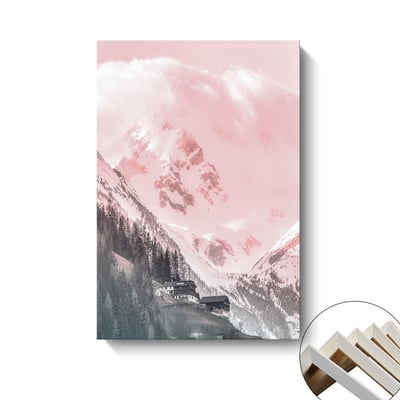 旅行沙粉色系風景山峰雲海 8款5