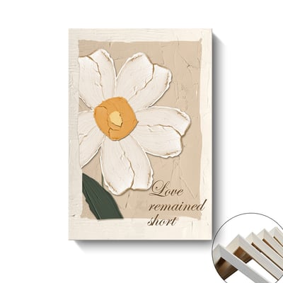 油畫筆觸奶油風ins花卉 4款7