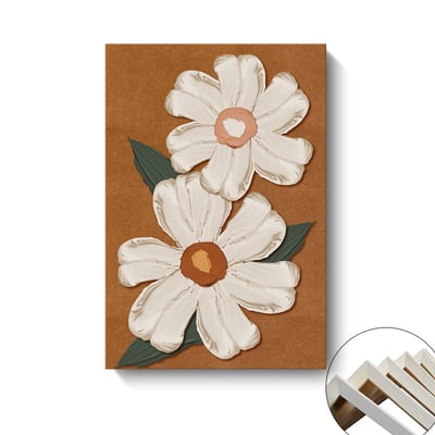 油畫筆觸奶油風ins花卉 4款10