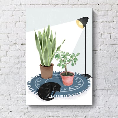 猫咪植物清新簡約 三款5