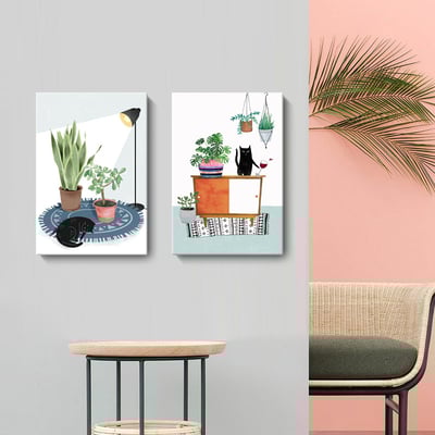 猫咪植物清新簡約 三款3