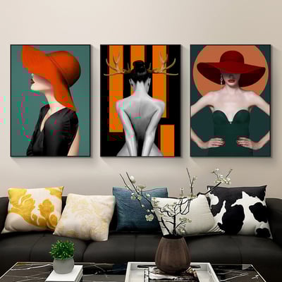 現代風色塊簡約仕女風格 美容 簡約 系列 15款2