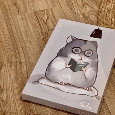 漫德原創-寵物系列｜沈浸小說世界の黃金鼠 台灣在地繪師3