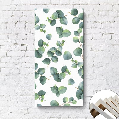 北歐清新植物葉子綠植  特殊長型畫框  兩款6