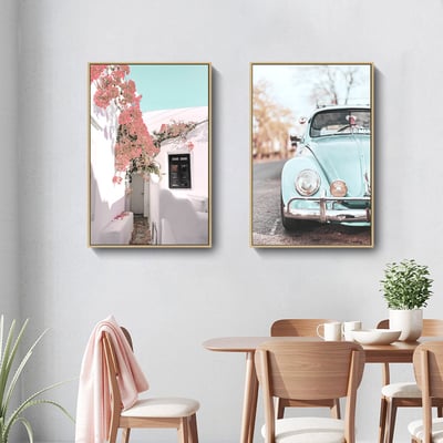 清新藝術海洋沙灘 愛琴海建築 7款4