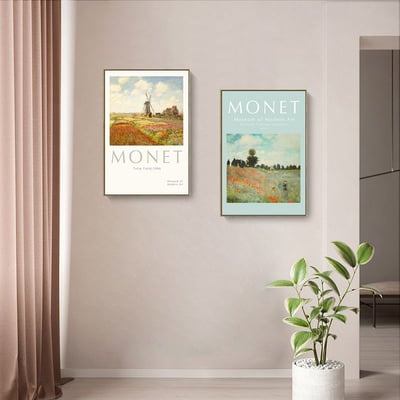 歐式油畫花卉 莫蘭迪色系 七款3