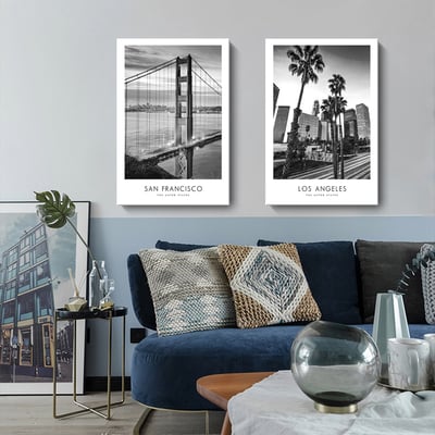 工業風 黑白風格 美式建築 六款6