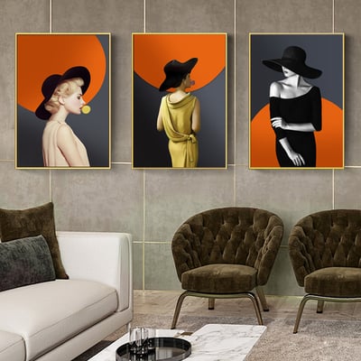 現代風色塊簡約仕女風格 美容 簡約 系列 15款4