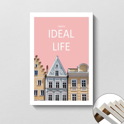 歐式繽紛建築 文藝風格 8款8