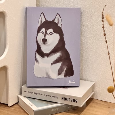 漫德原創-寵物系列｜ 帥氣哈士奇  台灣在地繪師2