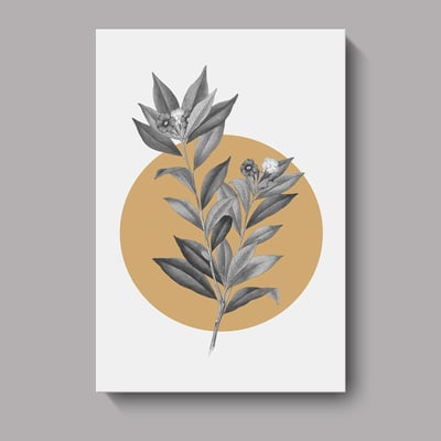 灰色系配金簡約時尚 葉子 三款8