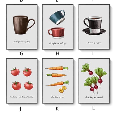 蔬菜系列廚房餐廳 3款5