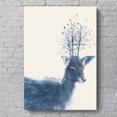 麋鹿藍色系清新簡約 三款8