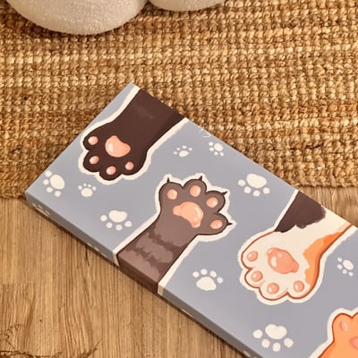 漫德原創-貓系列｜五色貓療癒手手 台灣在地繪師5