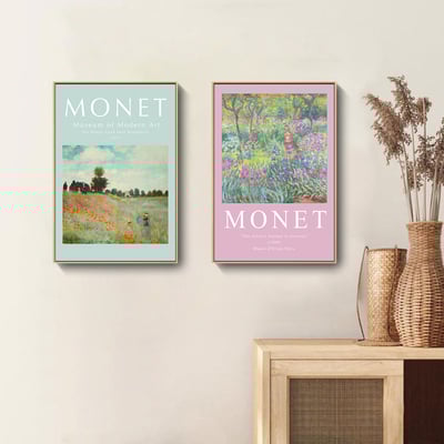 歐式油畫花卉 莫蘭迪色系 七款2