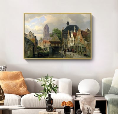 橫式｜ 歐式復古小鎮風景2